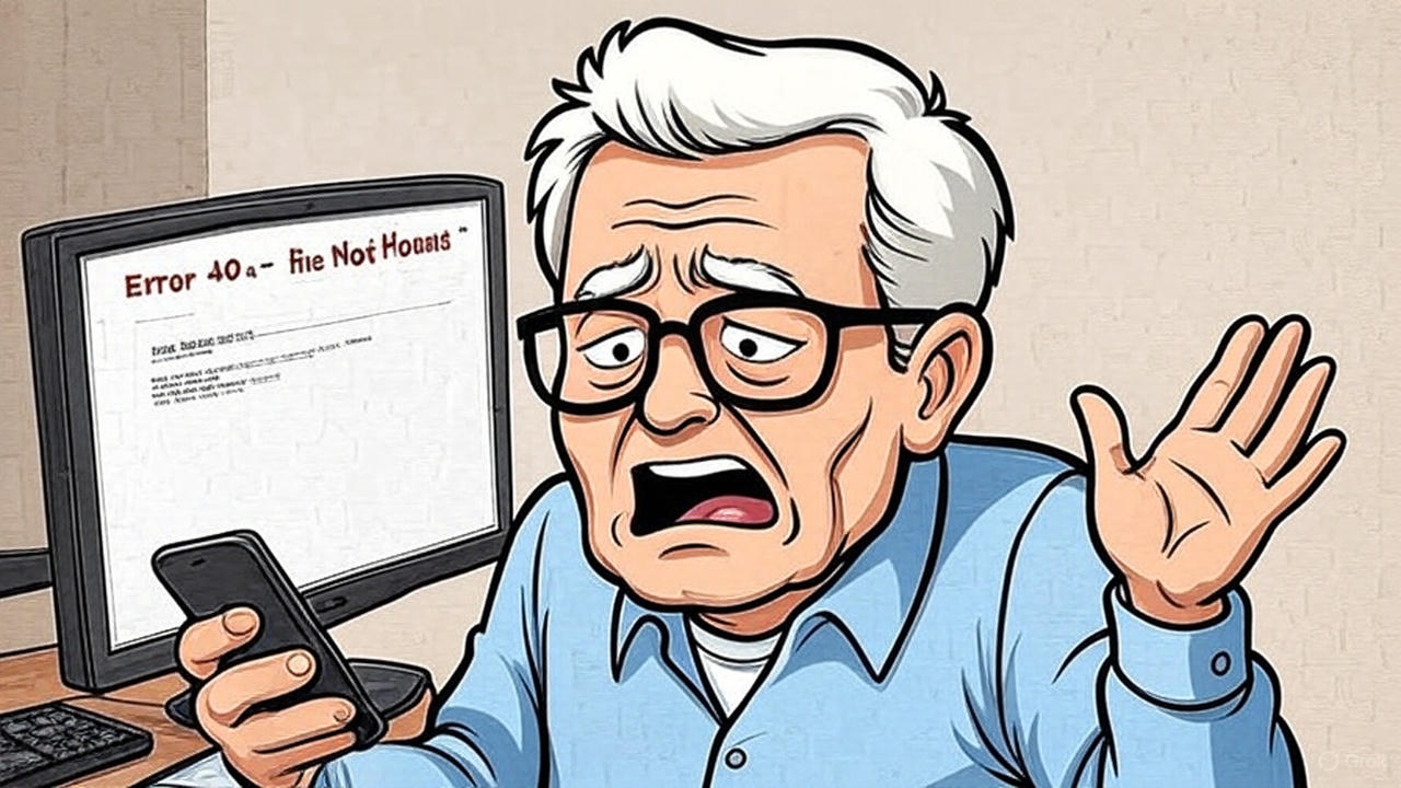 Man calling for help